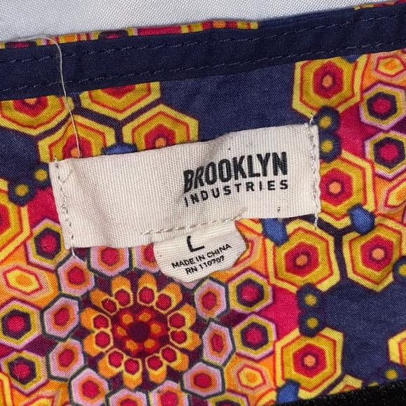 Multicolor Geometric Pattern Dress - Picture 2 of 3